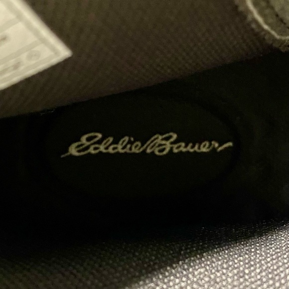 Eddie Bauer Covey 2.0 Boots Women’s Size 8.5 Black Leather Gray Tweed Side Zip - Picture 11 of 11